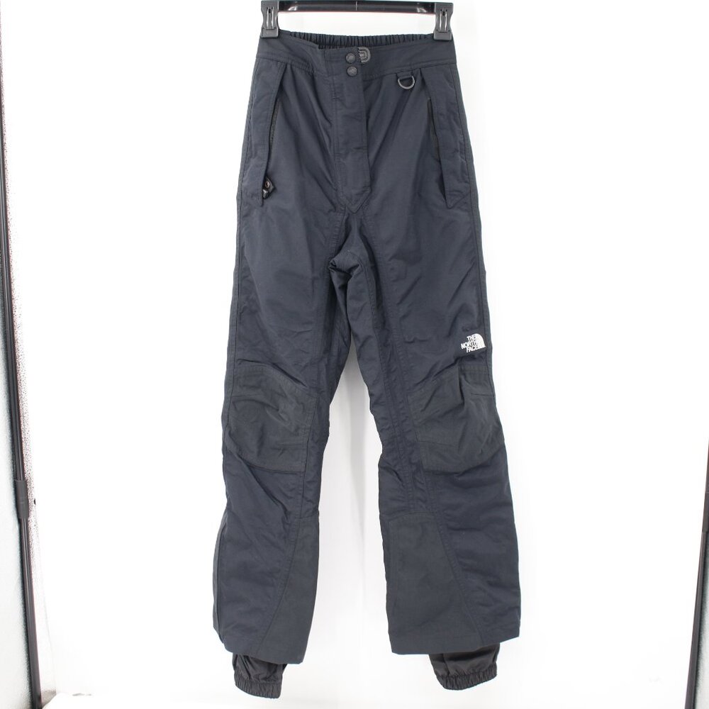 Vintage The North Face Ski Snowboard Pants Women's Size 6 Black L28 pockets
